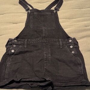 Madewell light black Denim Overalls